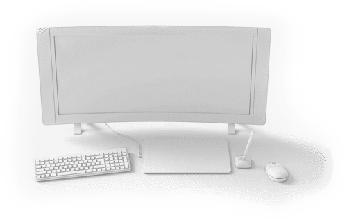 IT and Tech Staffing desk illustration